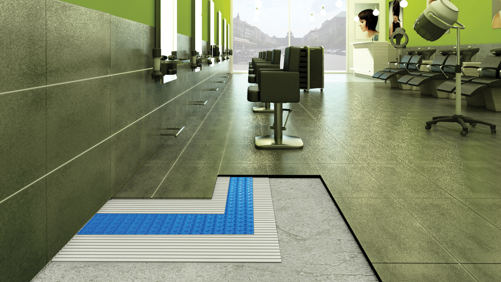 Плитка (разделительная мембрана)