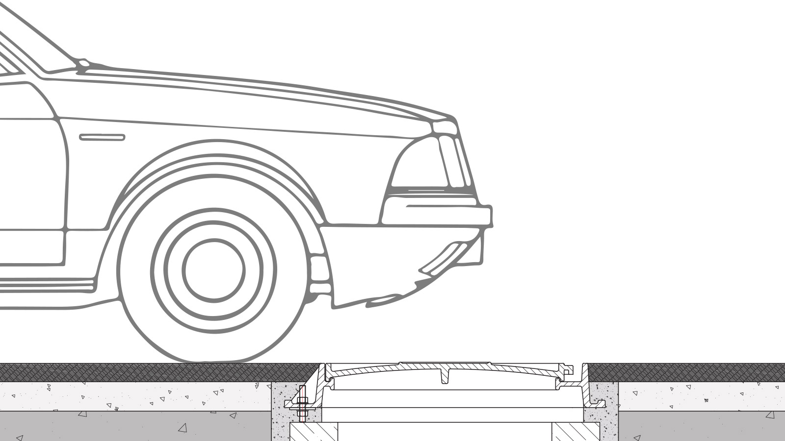 Установка и ремонт люков смотровых колодцев на автомобильных дорогах