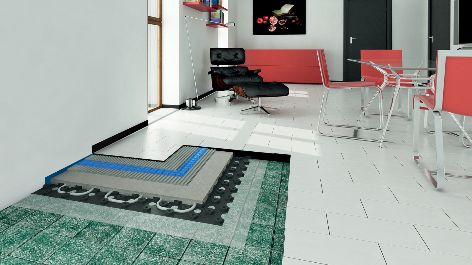 Плитка (разделительная мембрана)