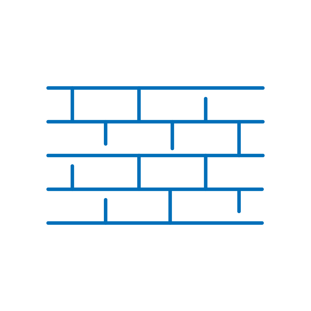 Фасад с облицовкой из штучных материалов