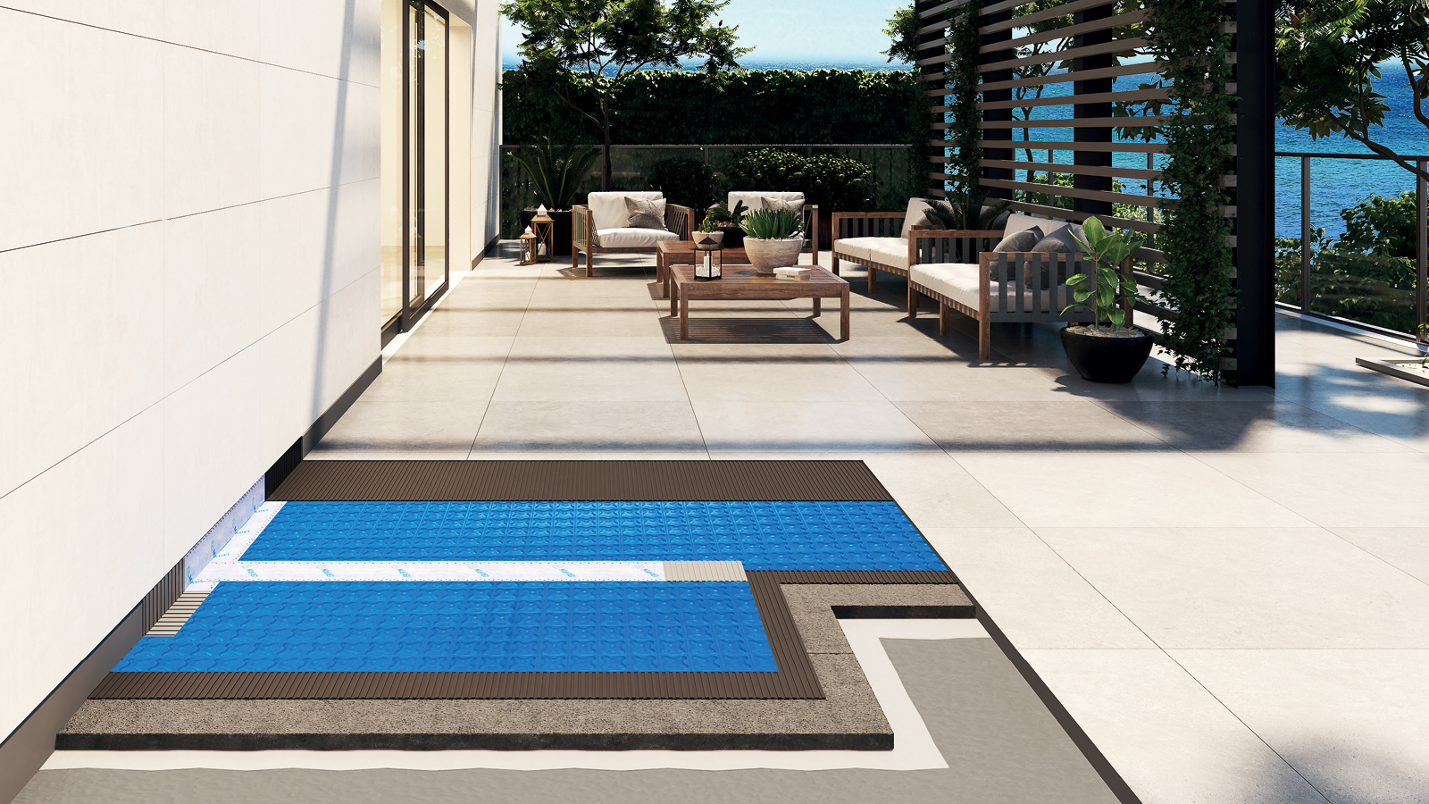 Плитка (разделительная мембрана)