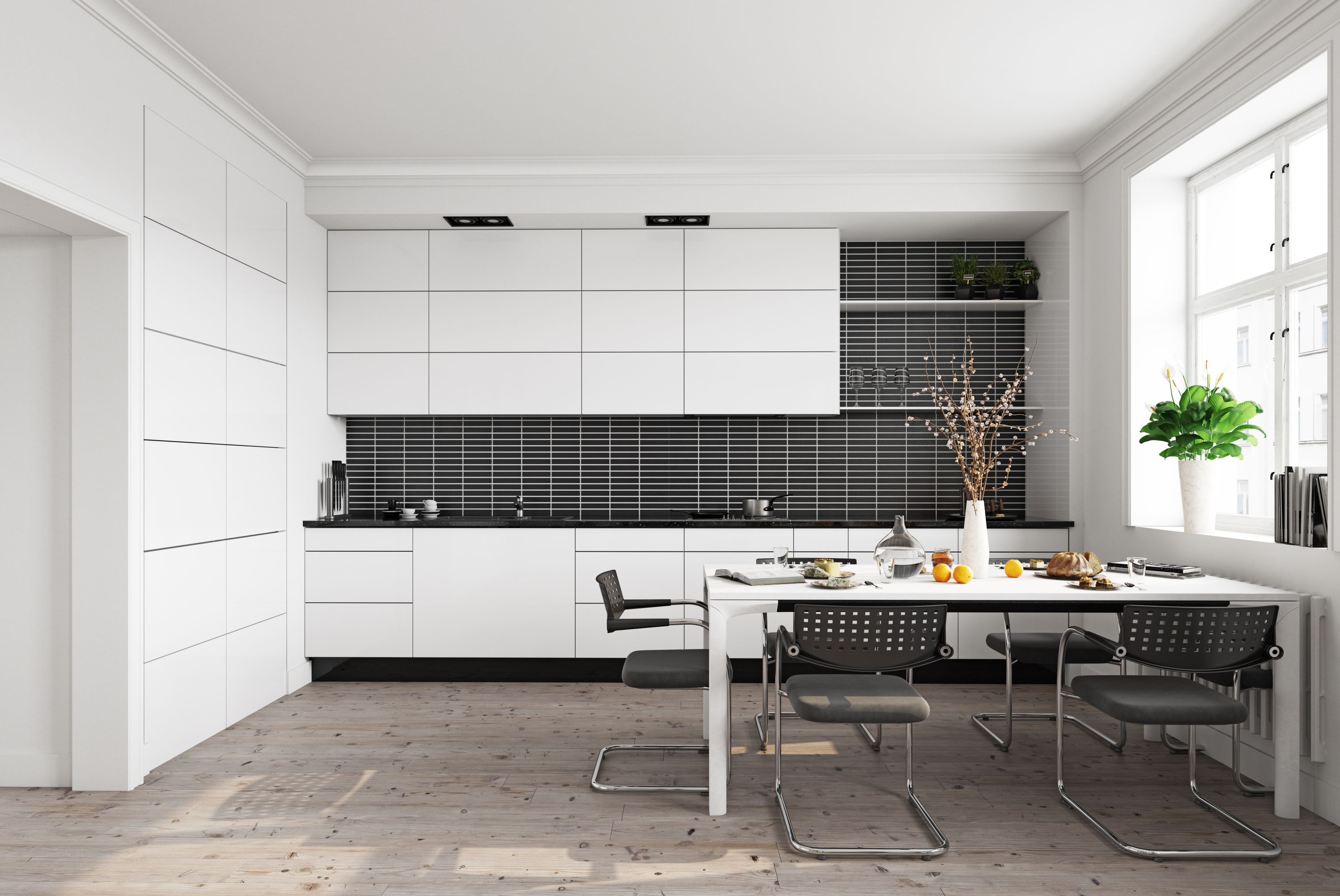 Топ-3 материала для фартука на кухне и советы по их укладке