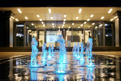 Комплекс пешеходных динамических фонтанов при университете КазГАСА