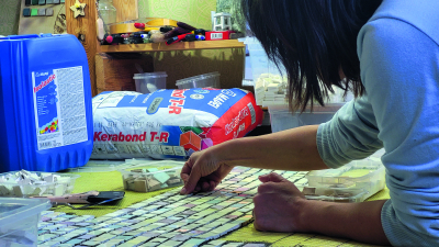 Мозаичное панно Бронислава Кураго