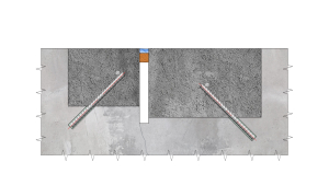 Сколы, выкрашивание бетона в области деформационных швов