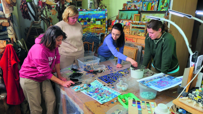 Мозаичное панно Бронислава Кураго