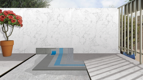 Как быстро уложить плитку на балконе или террасе?