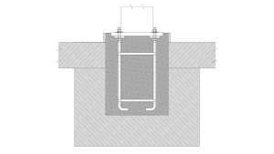 Заливка анкерных колодцев