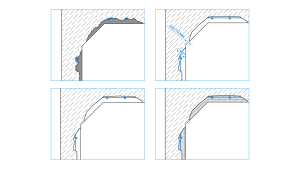Ремонт вертикальных и потолочных поверхностей