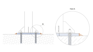 Анкеровка металлических конструкций с помощью подливочных материалов