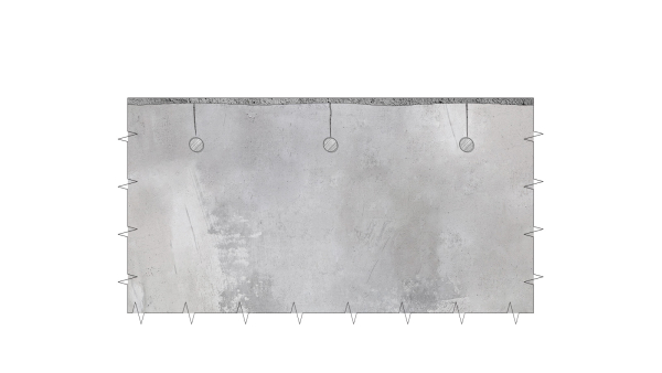 Ремонт трещин, вызванных пластической осадкой