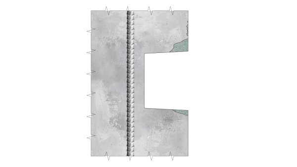 Дефекты элементов сборных конструкций в виде сколов бетона на торцевых поверхностях изделий, пазы и ребра, усадочных трещин в пределах норм, не оголяющие арматуру, отслоения в болтовых гнездах