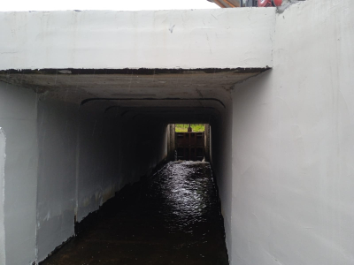 Капитальный ремонт гидротехнических сооружений по улице Узорной на р. Патрушиха