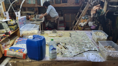 Мозаичное панно Бронислава Кураго